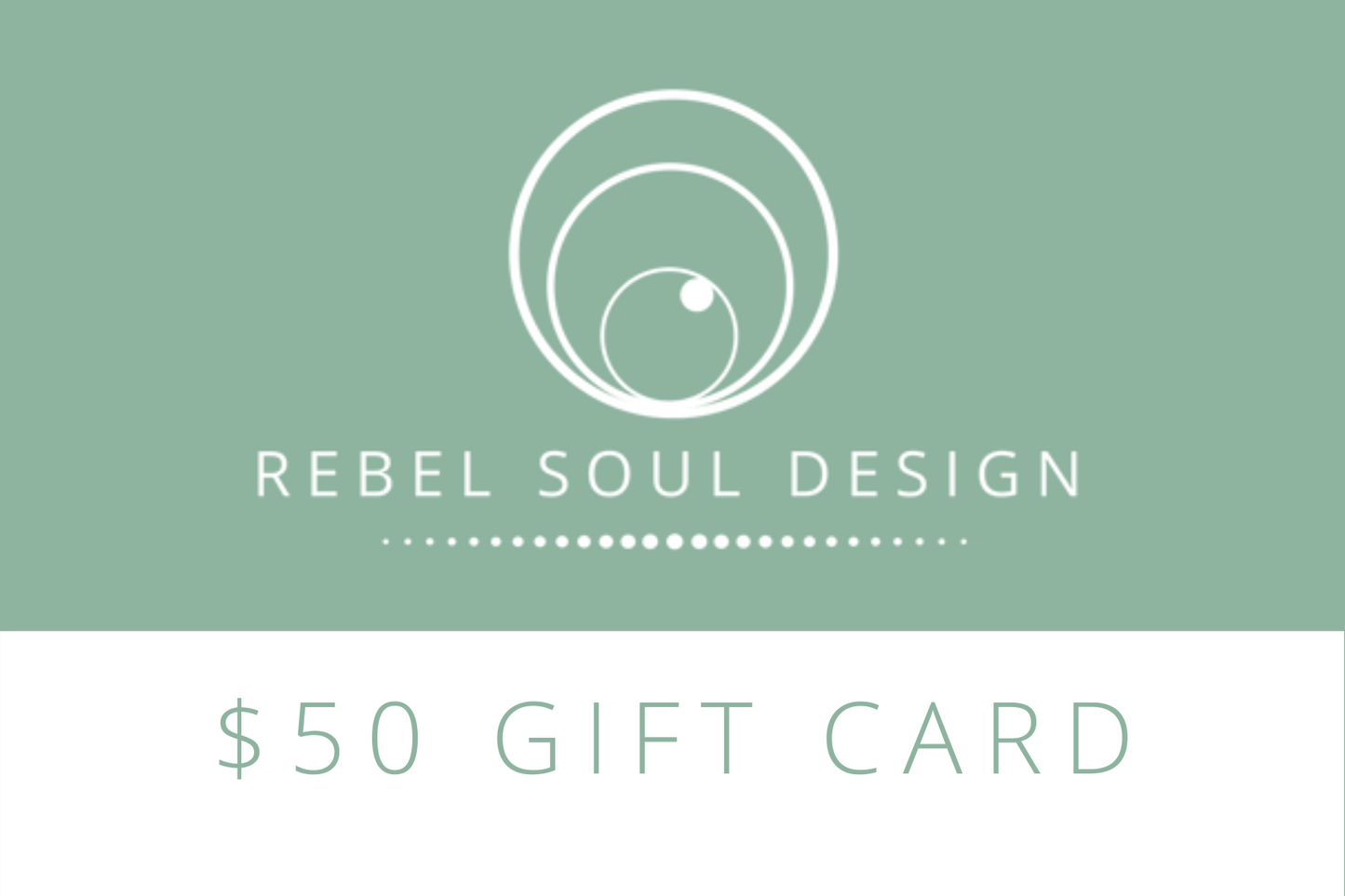Rebel Soul Design Gift Card