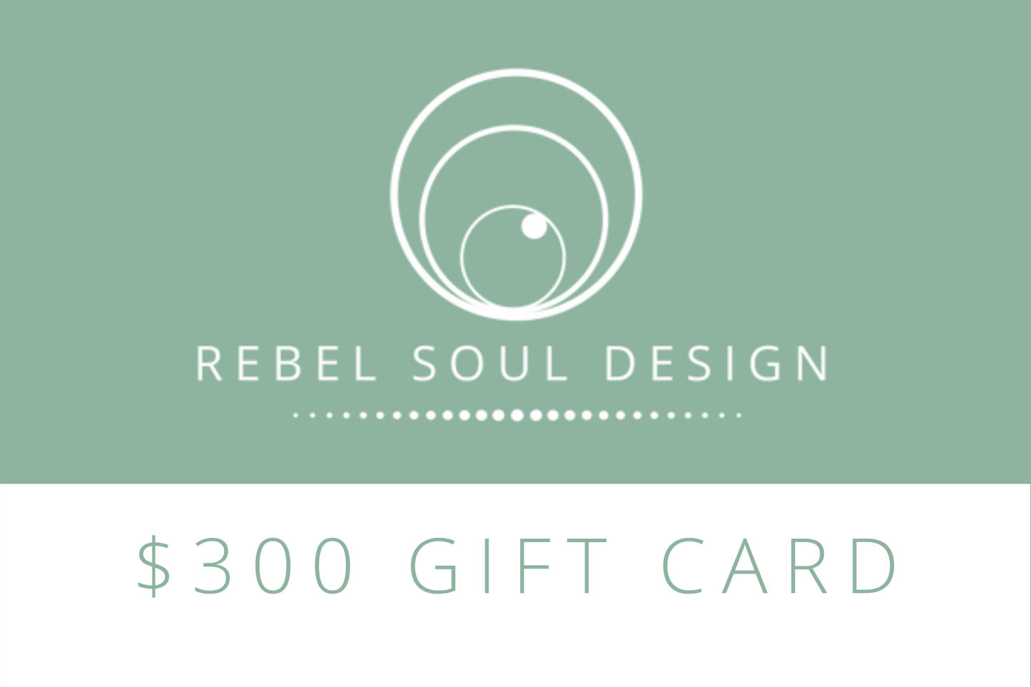 Rebel Soul Design Gift Card