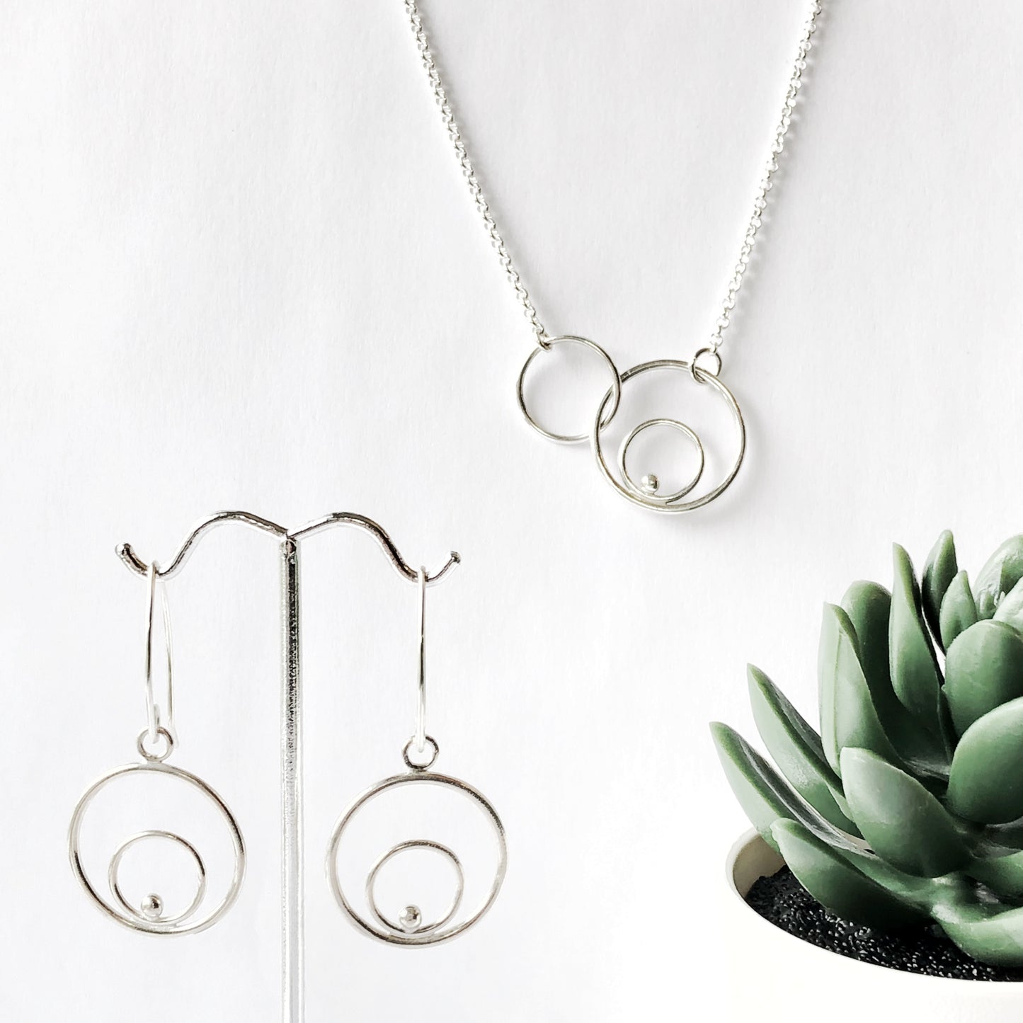 Signature Orbital Drop Earrings
