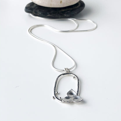 Reflecting Pool Sterling Silver Necklace